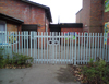Galvanized steel palisade and gates